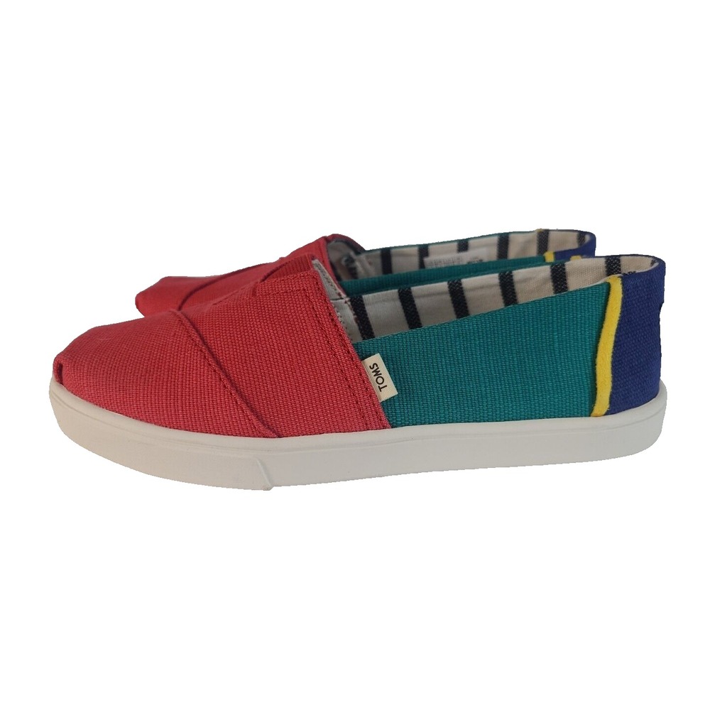 TOMS Alpargata Slip On ‎ Womens Multi Color Flats Casual 1002810419-11 - Picture 3 of 7